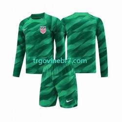 Golmanski Dres - Dres SAD Domaći 2023-2024 Dugim Rukavima - Dječji