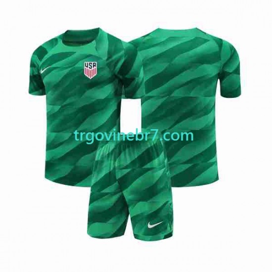 Golmanski Dres - Dres SAD Domaći 2023-2024 Kratkih Rukava - Dječji