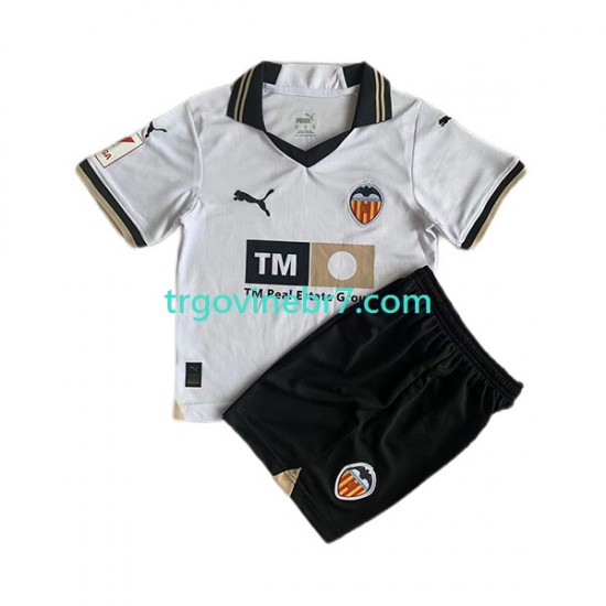 Dres Valencia CF Domaći 2023-2024 Kratkih Rukava - Dječji