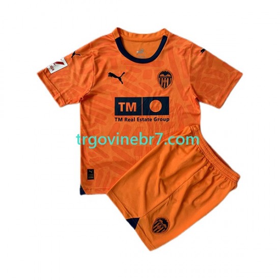 Dres Valencia CF Treći 2023-2024 Kratkih Rukava - Dječji