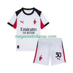 Dres AC Milan Ardon Jashari 30 Gostujući 2025-2026 Kratkih Rukava - Dječji