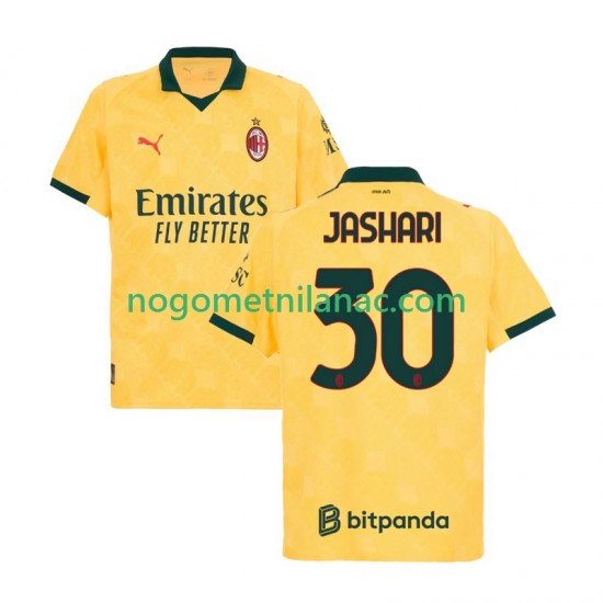 Dres AC Milan Ardon Jashari 30 Treći 2025-2026 Kratkih Rukava - Muški