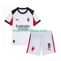 Dres AC Milan Christian Pulisic 11 Gostujući 2025-2026 Kratkih Rukava - Dječji