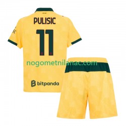 Dres AC Milan Christian Pulisic 11 Treći 2025-2026 Kratkih Rukava - Dječji