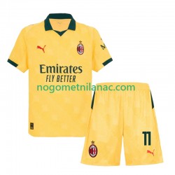 Dres AC Milan Christian Pulisic 11 Treći 2025-2026 Kratkih Rukava - Dječji