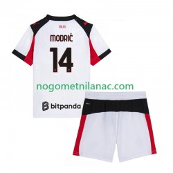 Dres AC Milan Modrić Luca 14 Gostujući 2025-2026 Kratkih Rukava - Dječji