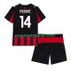 Dres AC Milan Modrić Luca 14 Domaći 2025-2026 Kratkih Rukava - Dječji