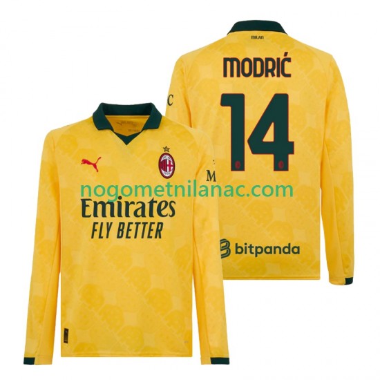 Dres AC Milan Modrić Luca 14 Treći 2025-2026 Dugim Rukavima - Muški