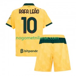 Dres AC Milan Rafael Leao 10 Treći 2025-2026 Kratkih Rukava - Dječji