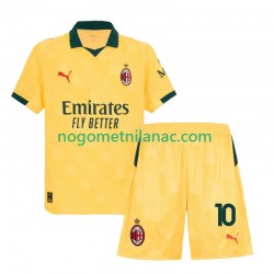 Dres AC Milan Rafael Leao 10 Treći 2025-2026 Kratkih Rukava - Dječji