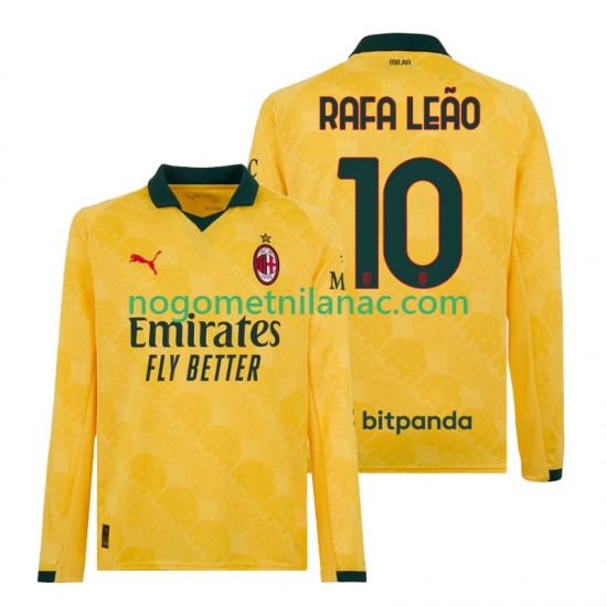 Dres AC Milan Rafael Leao 10 Treći 2025-2026 Dugim Rukavima - Muški