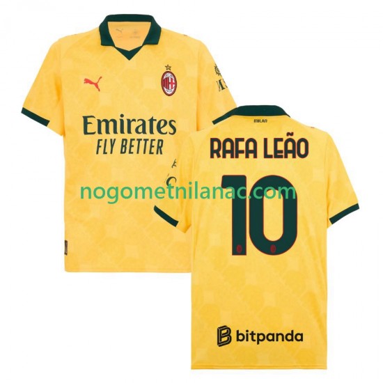 Dres AC Milan Rafael Leao 10 Treći 2025-2026 Kratkih Rukava - Muški