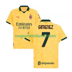 Dres AC Milan Santiago Gimenez 7 Treći 2025-2026 Kratkih Rukava - Muški