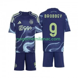 Dres AFC Ajax Brian Brobbey 9 Gostujući 2025-2026 Kratkih Rukava - Dječji