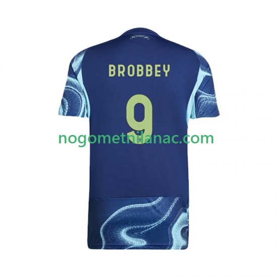 Dres AFC Ajax Brian Brobbey 9 Gostujući 2025-2026 Kratkih Rukava - Muški