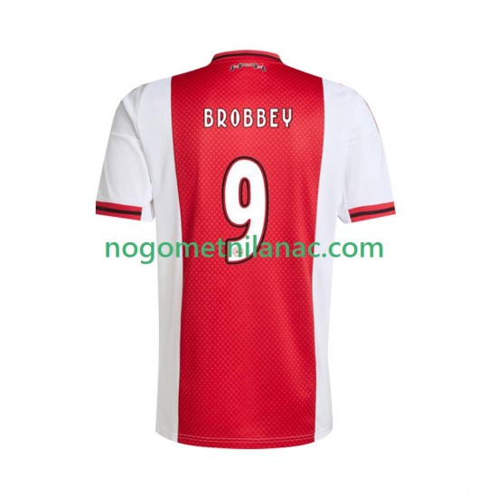 Dres AFC Ajax Brian Brobbey 9 Domaći 2025-2026 Kratkih Rukava - Muški