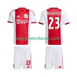 Dres AFC Ajax Steven Berghuis 23 Domaći 2025-2026 Kratkih Rukava - Dječji