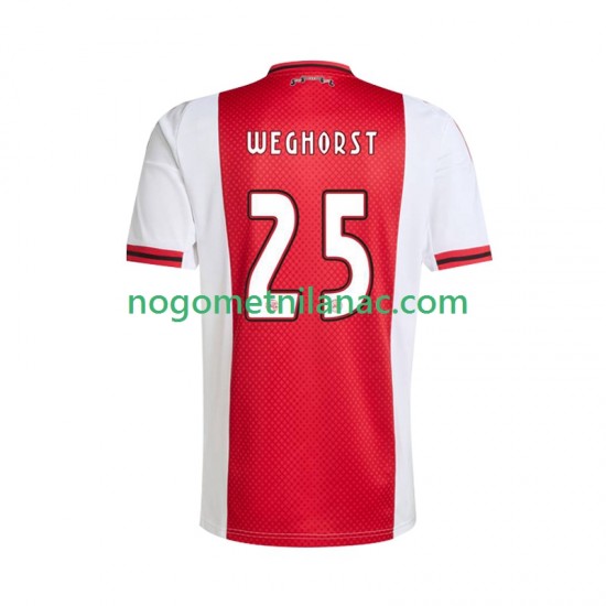 Dres AFC Ajax Wout Weghorst 25 Domaći 2025-2026 Kratkih Rukava - Muški