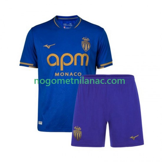 Dres AS Monaco Gostujući 2025-2026 Kratkih Rukava - Dječji