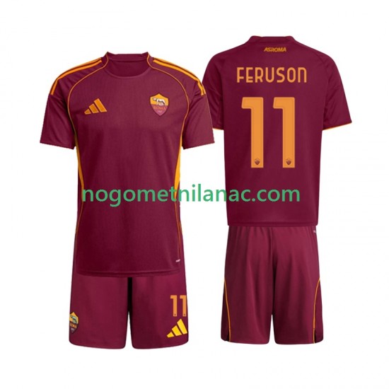 Dres Roma Evan Ferguson 11 Domaći 2025-2026 Kratkih Rukava - Dječji