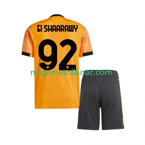 Dres Roma Stephan El Shaarawy 92 Gostujući 2025-2026 Kratkih Rukava - Dječji
