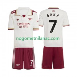 Dres Arsenal Bukayo Saka 7 Treći 2025-2026 Kratkih Rukava - Dječji