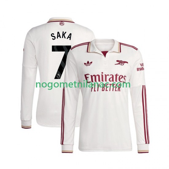 Dres Arsenal Bukayo Saka 7 Treći 2025-2026 Dugim Rukavima - Muški
