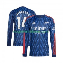 Dres Arsenal Viktor Gyokeres 14 Gostujući 2025-2026 Dugim Rukavima - Muški