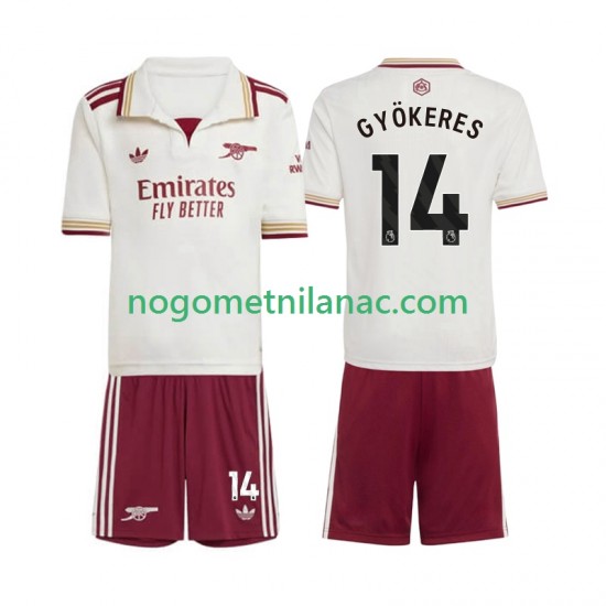Dres Arsenal Viktor Gyokeres 14 Treći 2025-2026 Kratkih Rukava - Dječji