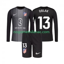 Golmanski Dres - Dres Atlético Madrid Jan Oblak 13 Gostujući 2025-2026 Dugim Rukavima - Dječji