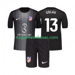 Golmanski Dres - Dres Atlético Madrid Jan Oblak 13 Gostujući 2025-2026 Kratkih Rukava - Dječji