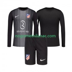Golmanski Dres - Dres Atlético Madrid Gostujući 2025-2026 Dugim Rukavima - Dječji