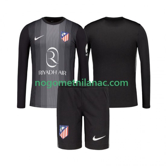Golmanski Dres - Dres Atlético Madrid Gostujući 2025-2026 Dugim Rukavima - Dječji