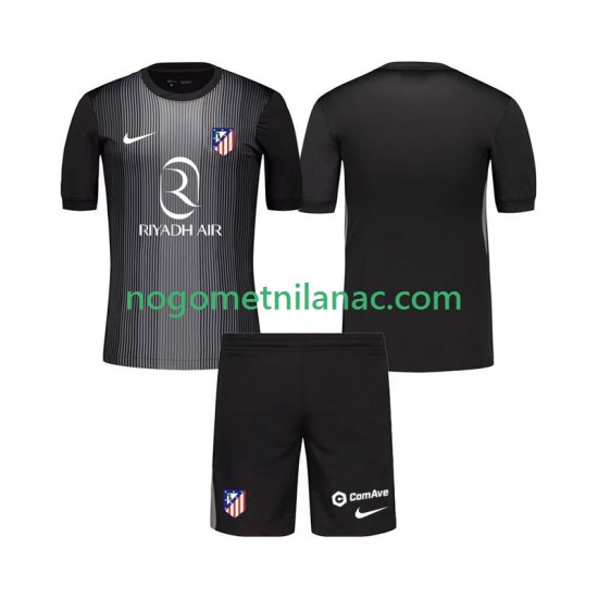 Golmanski Dres - Dres Atlético Madrid Gostujući 2025-2026 Kratkih Rukava - Dječji