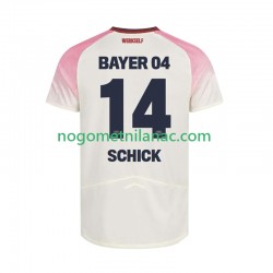 Dres Bayer 04 Leverkusen Patrik Schick 14 Gostujući 2025-2026 Kratkih Rukava - Muški