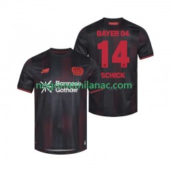 Dres Bayer 04 Leverkusen Patrik Schick 14 Domaći 2025-2026 Kratkih Rukava - Muški Dres Bayer 04 Leverkusen Patrik Schick 14 Domaći 2025-2026 Kratkih Rukava - Muški