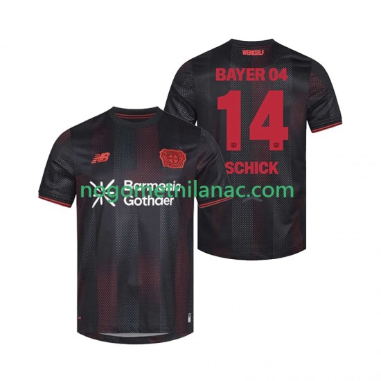 Dres Bayer 04 Leverkusen Patrik Schick 14 Domaći 2025-2026 Kratkih Rukava - Muški
