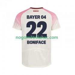 Dres Bayer 04 Leverkusen Victor Boniface 22 Gostujući 2025-2026 Kratkih Rukava - Muški