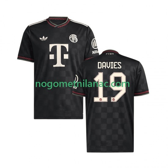 Dres FC Bayern München Alphonso Davies 19 Treći 2025-2026 Kratkih Rukava - Muški