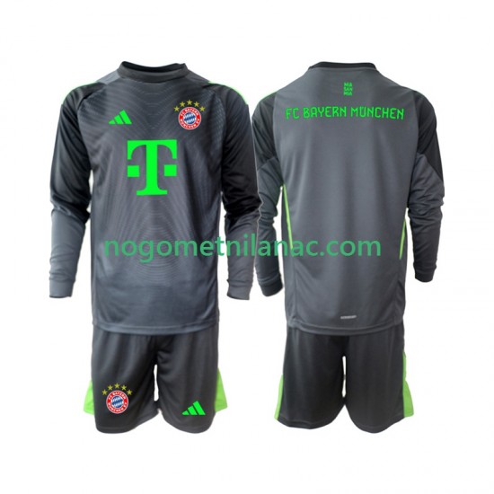 Golmanski Dres - Dres FC Bayern München Gostujući 2025-2026 Dugim Rukavima - Dječji