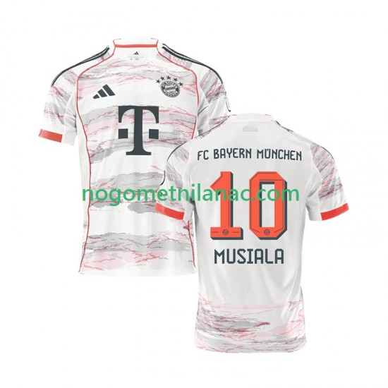 Dres FC Bayern München Jamal Musiala 10 Gostujući 2025-2026 Kratkih Rukava - Muški
