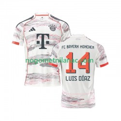 Dres FC Bayern München Luis Diaz 14 Gostujući 2025-2026 Kratkih Rukava - Muški