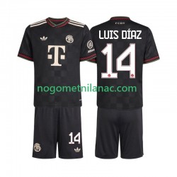 Dres FC Bayern München Luis Diaz 14 Treći 2025-2026 Kratkih Rukava - Dječji