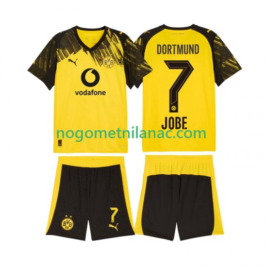 Dres Borussia Dortmund Jobe Bellingham 7 Domaći 2025-2026 Kratkih Rukava - Dječji