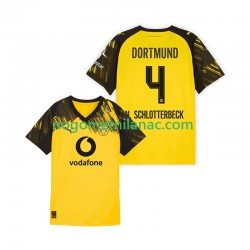Dres Borussia Dortmund Nico Schlotterbeck 4 Domaći 2025-2026 Kratkih Rukava - Muški