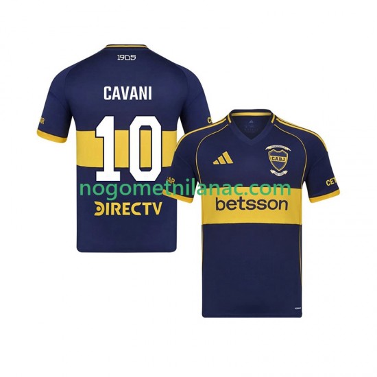 Dres CA Boca Juniors Edinson Cavani 10 Domaći 2025-2026 Kratkih Rukava - Muški