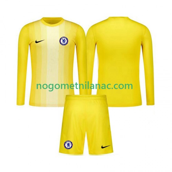 Golmanski Dres - Dres Chelsea Treći 2025-2026 Dugim Rukavima - Dječji