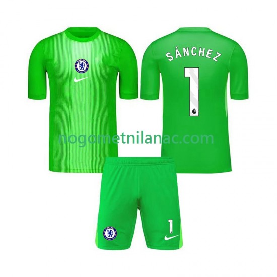 Golmanski Dres - Dres Chelsea Robert Sanchez 1 Gostujući 2025-2026 Kratkih Rukava - Dječji