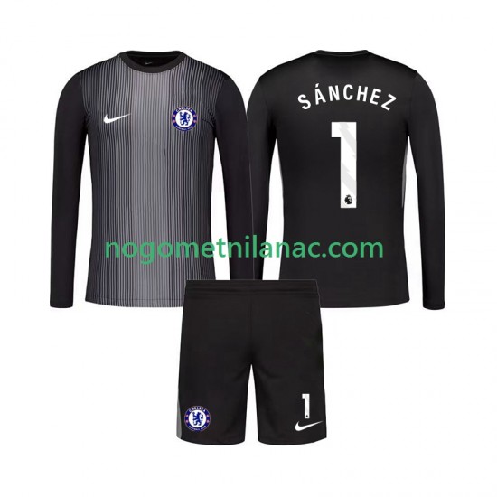 Golmanski Dres - Dres Chelsea Robert Sanchez 1 Domaći 2025-2026 Dugim Rukavima - Dječji