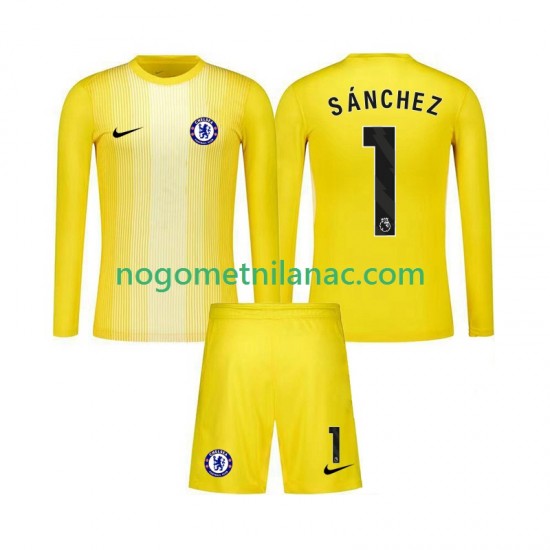 Golmanski Dres - Dres Chelsea Robert Sanchez 1 Treći 2025-2026 Dugim Rukavima - Dječji